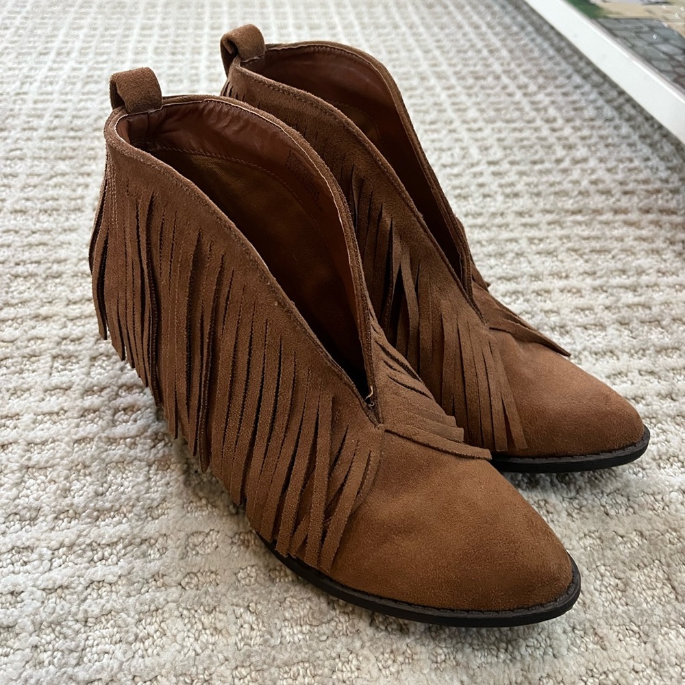 Coconuts By Matisse Fringe Booties - image 1
